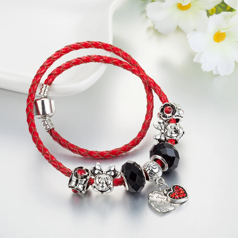 VIOVIA милые Очаровательные бусы с мышкой подходят для изготовления браслетов