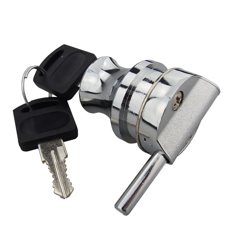 

Hot 8set Single Glass Door Lock Shopping Malls Display Cabinet Locks Wine Exhibition Glass Door Locks Keyed Alike