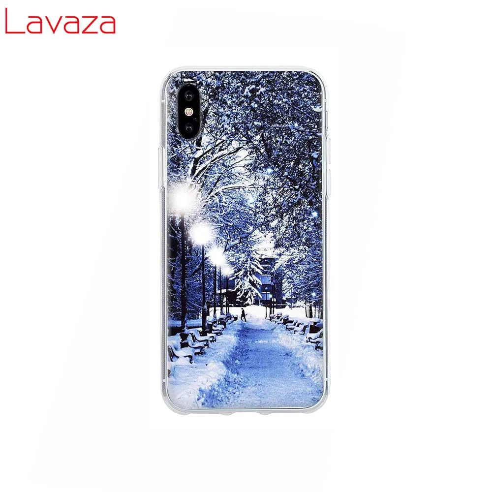 13 Lavaza пейзаж Зимний Легкий снег Жесткий Чехол для Apple iPhone 6 6s 7 8 плюс X 5 5S SE чехол для iPhone XS Max XR крышка - Цвет: 13