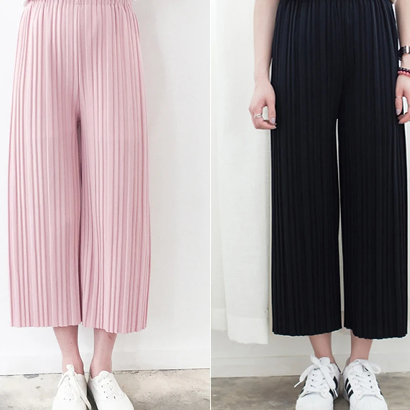 Модная женская новая Корейская версия простые однотонные вертикальные полоски