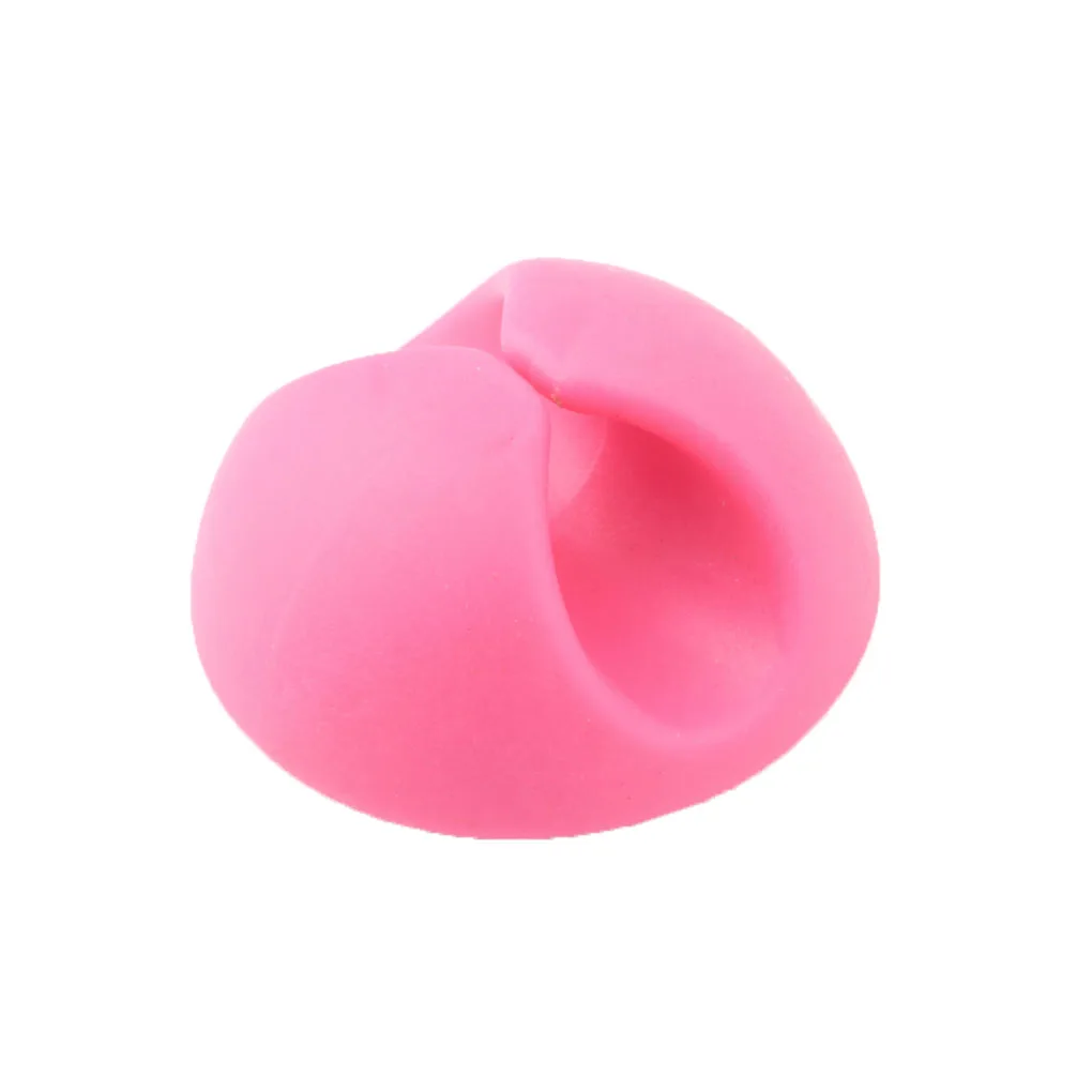 Новинка хит продаж 6 шт. силиконовый многоцелевой зажим для кабеля провода