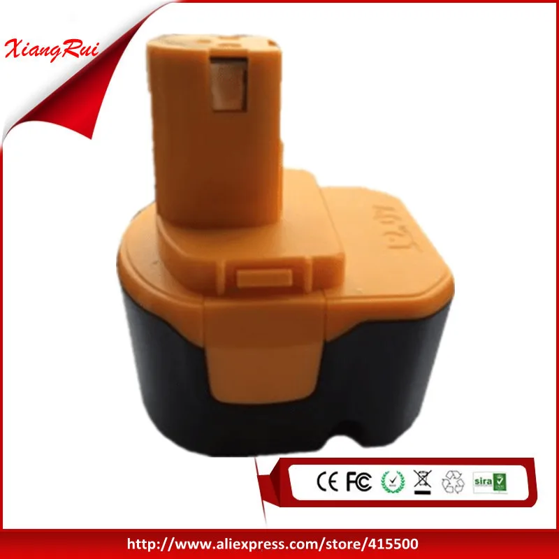 Один pc 12V 1500mAh NI-cd аккумулятор для RYOBI B-1230H B-1222H B-1220F2 B-1203F2 электроинструмент 1.5Ah