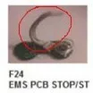 Кран дистанционного управления F24 E M S PCB стоп/ST кабель детали для пульта