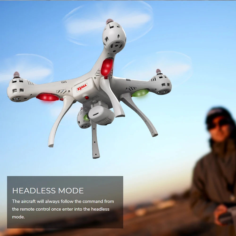 Syma X8SW-D Selfie RC Дрон с регулируемой камерой 720P WIFI FPV Квадрокоптер стабилизация