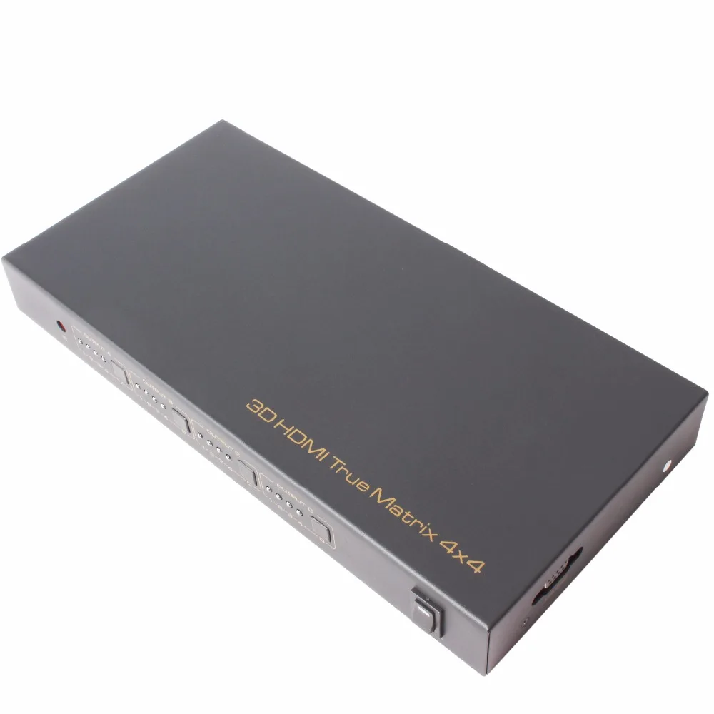 High Quality HDMI 4x4 Matrix Switch Splitter Amplifier 4in 4out 1080p 3D with Remote Control RS232 control HD |