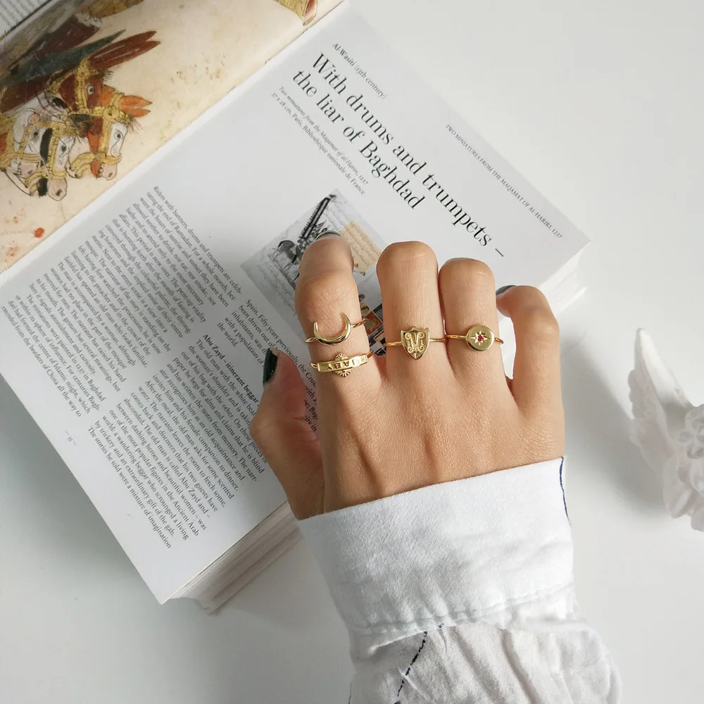 Новые модные кольца из стерлингового серебра 925 для Для женщин и девочек с