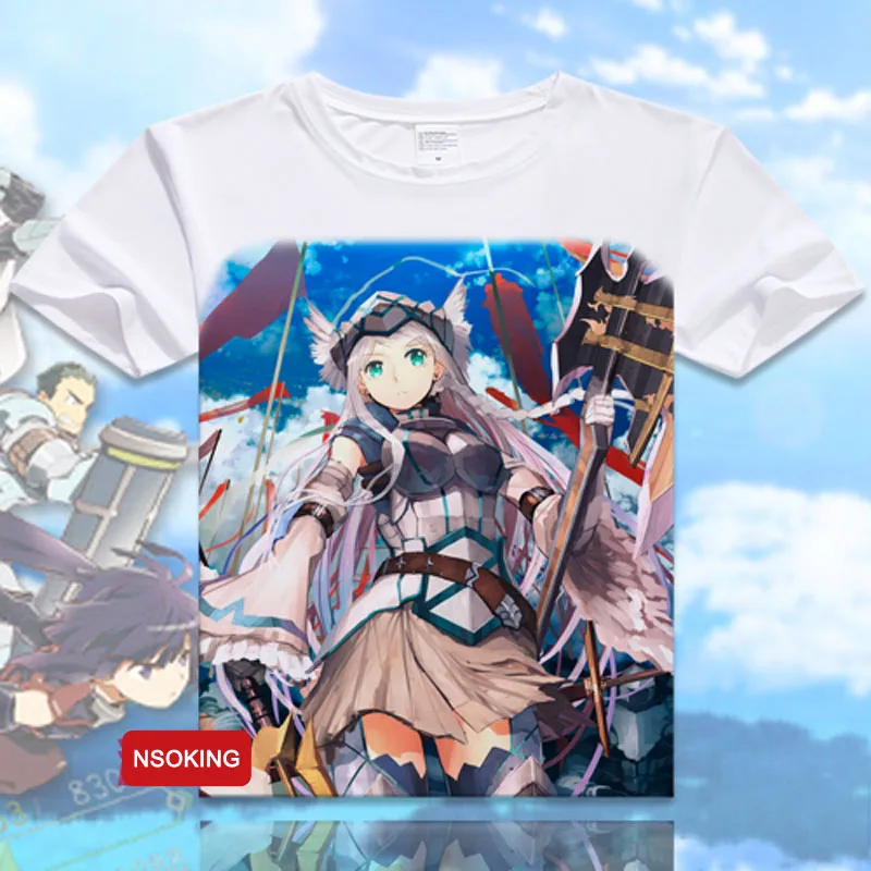 Футболка LOG HORIZON футболка для косплея аниме Модные дышащие мужские и женские