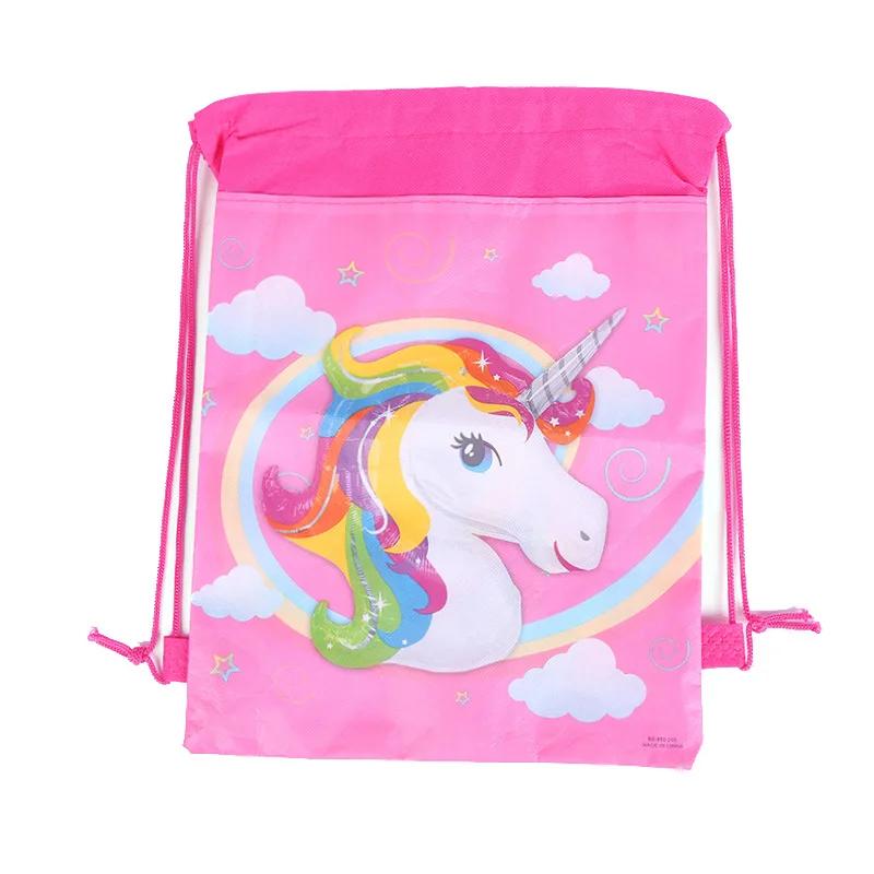 6 шт 27X34cm подарок с Unicorn сумка Детская День рождения украшения возврат небольшие