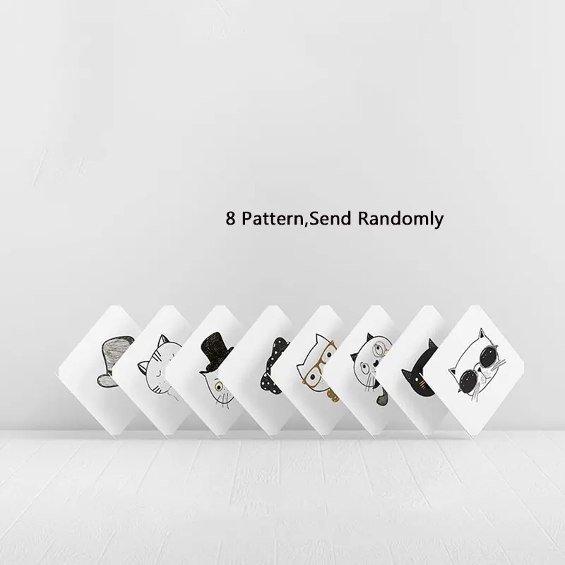 Милый кошачий узор смоляный шкаф простая установка пластиковый комбинированный