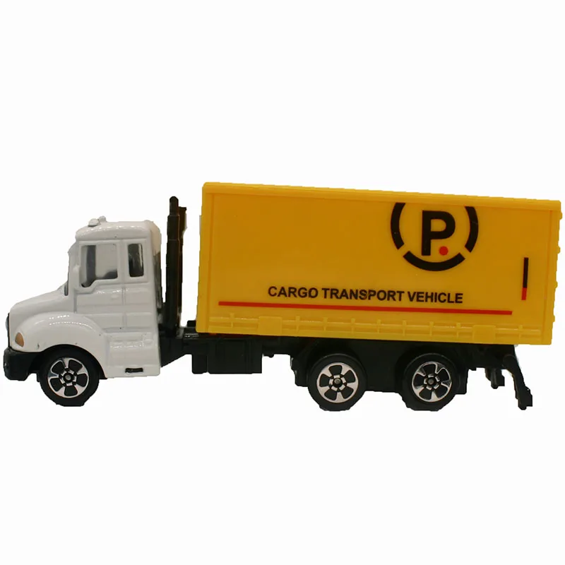 Express Trucks 15 см модели автомобилей Пластиковые литые машины Инженерная модель автомобиля пожарная машина полицейский автомобиль трактор военный подарок на день рождения украшение 1 шт - Цвет: Express Trucks