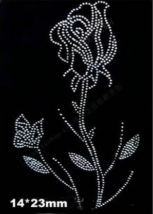 Бесплатная доставка! 12 шт.! Термотрансферная аппликация Стразы с красивым