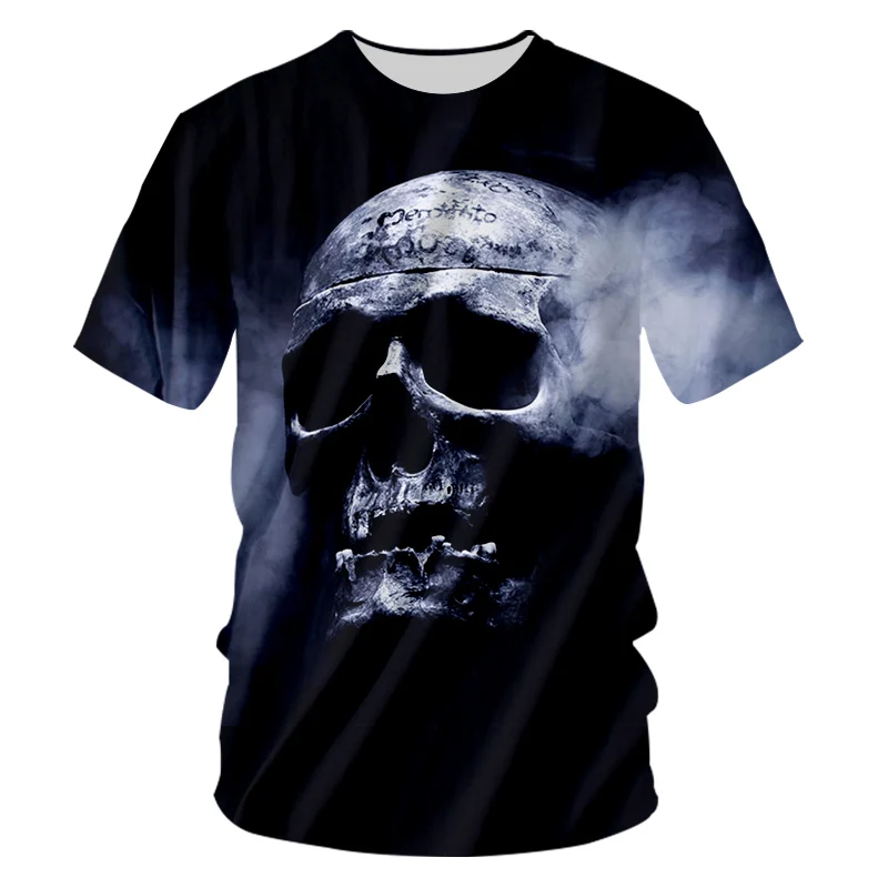 UJWI Мужская футболка в стиле хип хоп с круглым вырезом таинственная Дымчатая