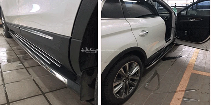 Беговая доска боковой шаг боковой бар для Lincoln MKX+ и Nautilus+, два варианта, Горячая на китайском рынке