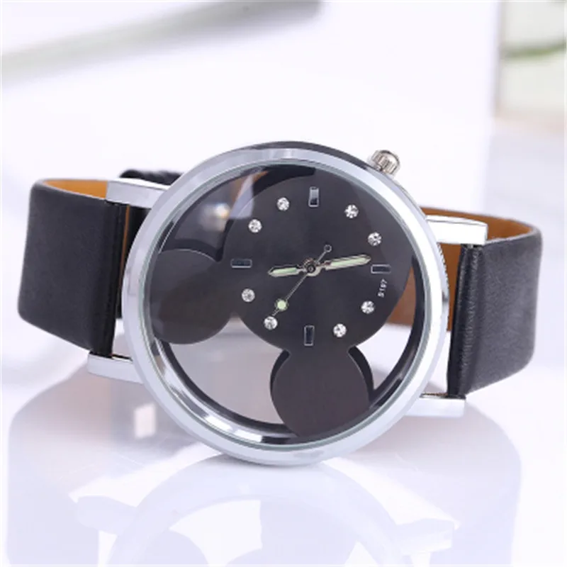 Reloj mujer новые кожаные модные брендовые часы-браслет Детские повседневные