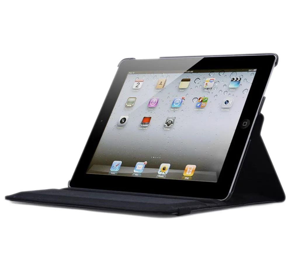 360 градусов вращающийся кожаный умный чехол для Apple iPad 2/3/4 2018 9 7 Pro 11 12 mini 4 поколение