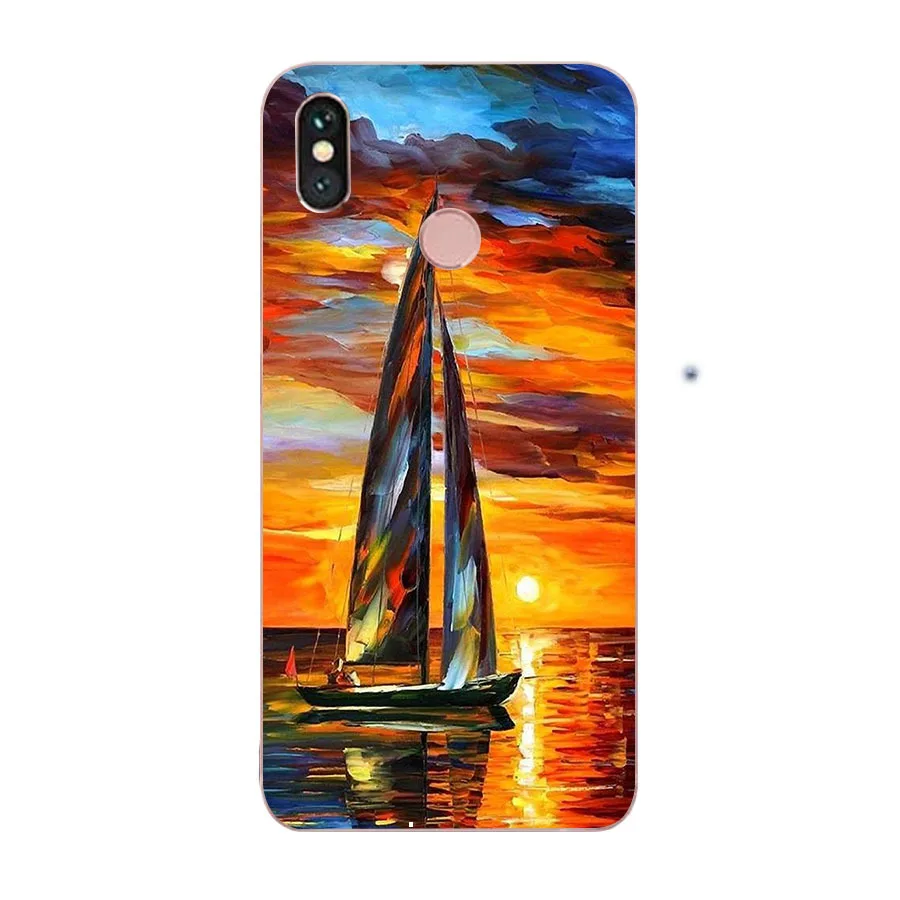 Phone Case For Redmi Note5 Pro Soft Silicone TPU Cute Cat Painted Back Cover Note 5 |