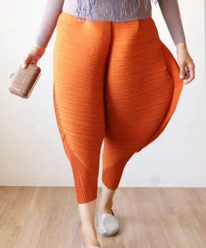 

hirigin 2017 NEW Fashion Womens Loose Haroun Pants Fried Chicken Leg Cosplay Elastic Club Wear Trousers Ninth Pants S-XXXL