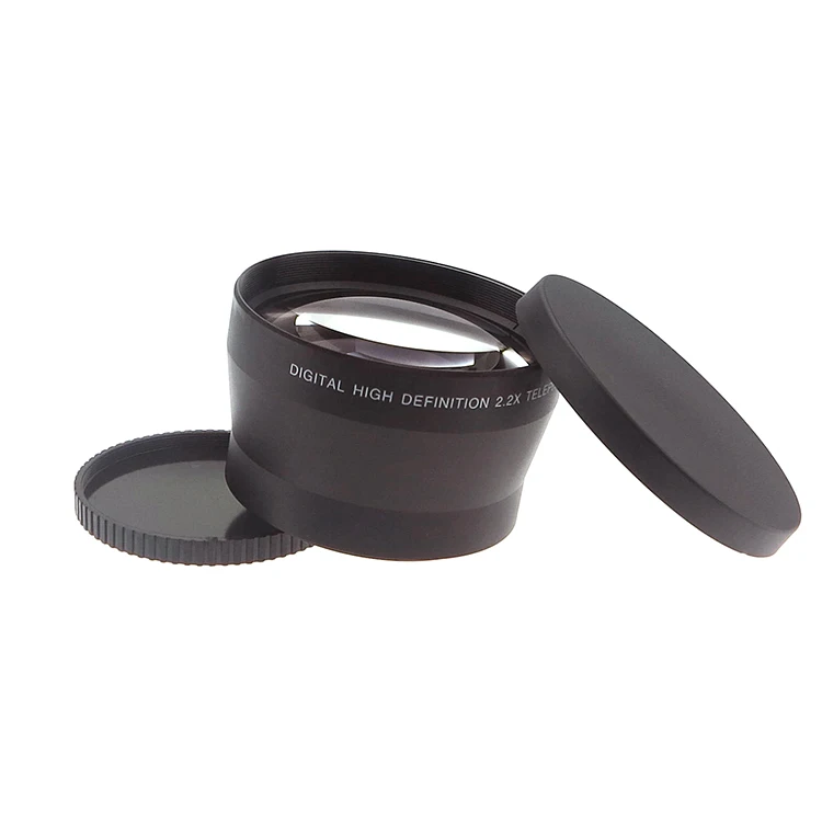 Телеобъектив для камеры 2,2X62 мм высокоскоростной телеобъектив lentes Close Up Altura для Canon Nikon sony 18-200/18-250 мм