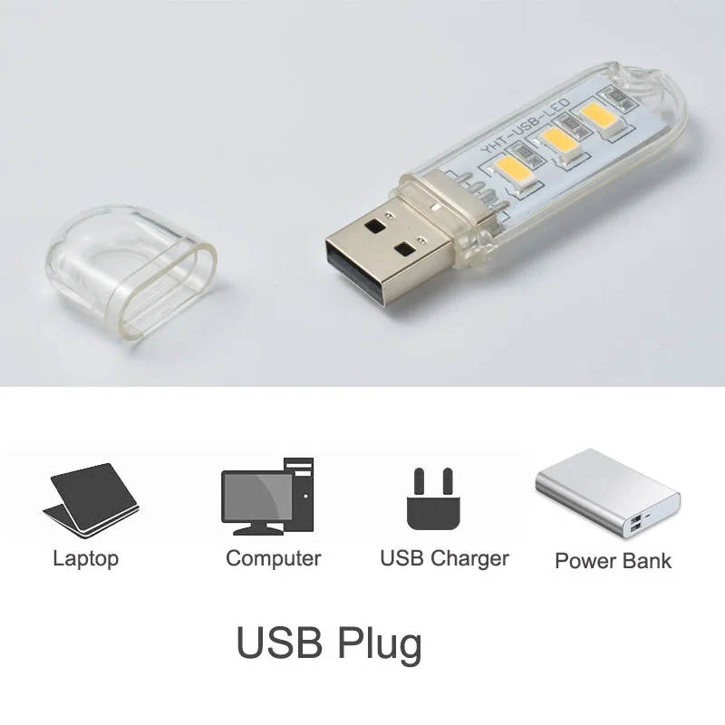 Портативный мини-светильник ZGX с USB и светодиодной подсветкой 5 В | Лампы освещение