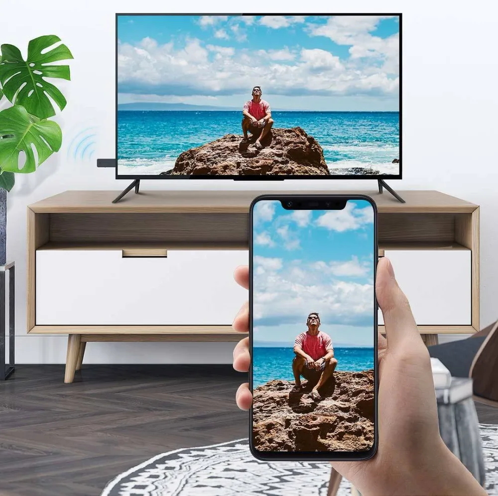 Xiaomi hagios HDMI Беспроводной такой же экран мини HD 1080P такая же частота 2,4G+ 5G wifi домашний кинотеатр для IOS/Android/MAC OS/Windows