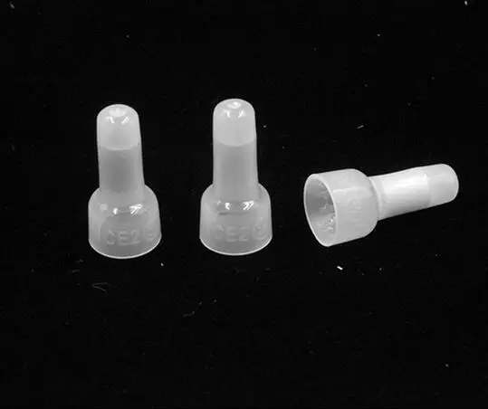 100 шт. провода соединительные клеммы соски пустышки линия Кепки Алюминий CE 2X