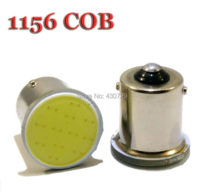 Супер яркий! 6 шт./лот S25 1156 led COB 12SMD BA15S P21W автомобильные сигнальные светодиодные