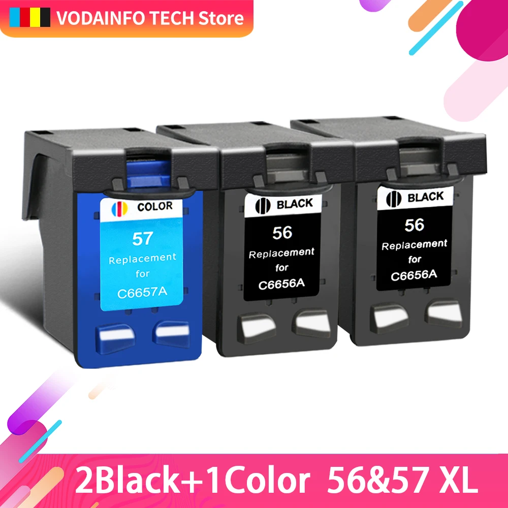 QSYRAINBOW Замена для hp56 C6656A чернильный картридж hp 56 Deskjet 450 450cbi 450ci 450wbt F4140 F4180 5150 5550 3