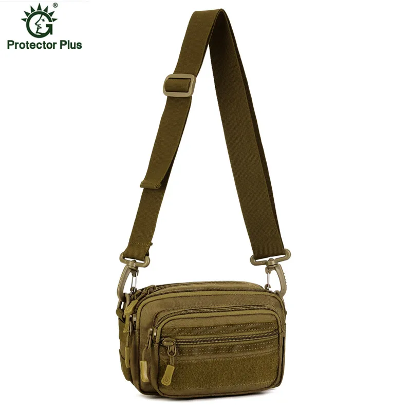 Multipurpose Small Messenger Bag Men Nylon Waterproof Waist Pack Army Fans Camouflage | Багаж и сумки