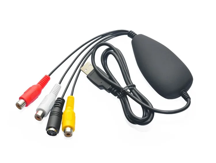 Ezcap172 USB Аудио Видео Захват, преобразование аналогового видео из VHS, видео рекордер, видеокамера, DVD, Can Win10