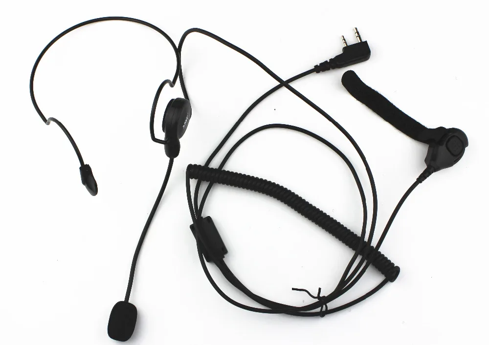 Cena Baofeng Radia Zestaw Słuchawkowy 2 Pin Słuchawka Mic Palec PTT Dla Kenwood Dwukierunkowe Radia UV-5R BF-888s HYT PUXING Wysokiej Jakości