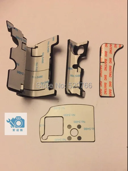 

100% NEW Original D810 4 PIECE FRONT/REAR/ GRIP RUBBER SET NEW REPAIR PARTS OEM + Tape For NIKO D810