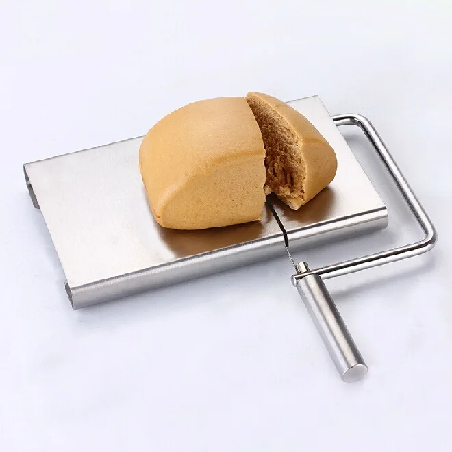 

Hot Sale Stainless Steel Cheese Slicer Butter Cutting Knives For Making Dessert As Seen On TV Kitchen Cooking Tools ss1252
