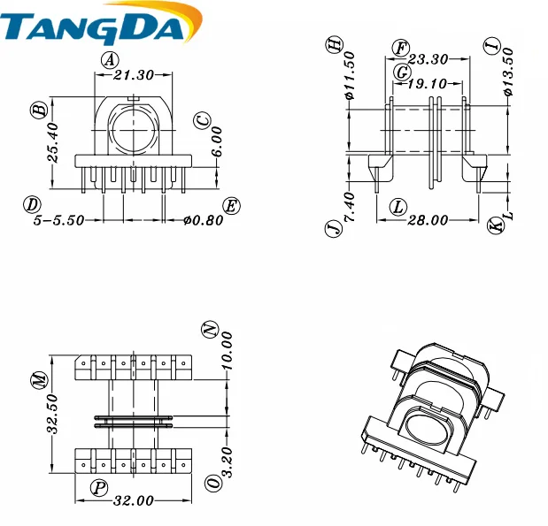 ETD ER34 ETD34 катушка сердечника 6+ 6pin 12p магнитный сердечник+ скелет PC40 мягкий ферритовый трансформатор с сердечником двойной паз 2 слота