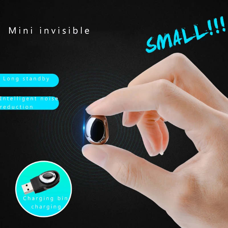Мини Bluetooth-гарнитура JINSERTA портативные беспроводные невидимые наушники для