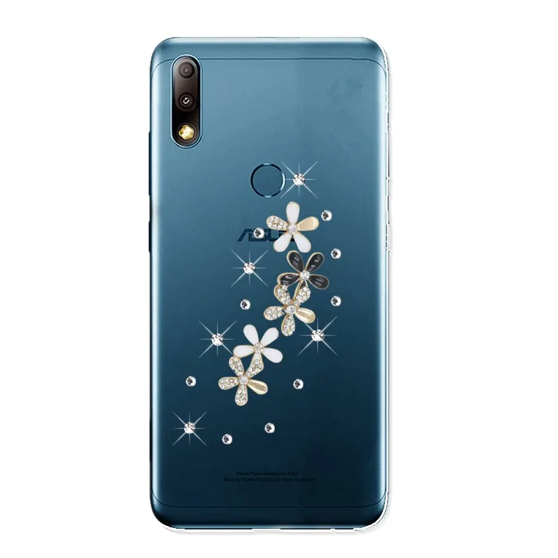 Модный чехол со стразами для Asus Zenfone Max Plus M2 ZB634KL шикарный телефона Shot |
