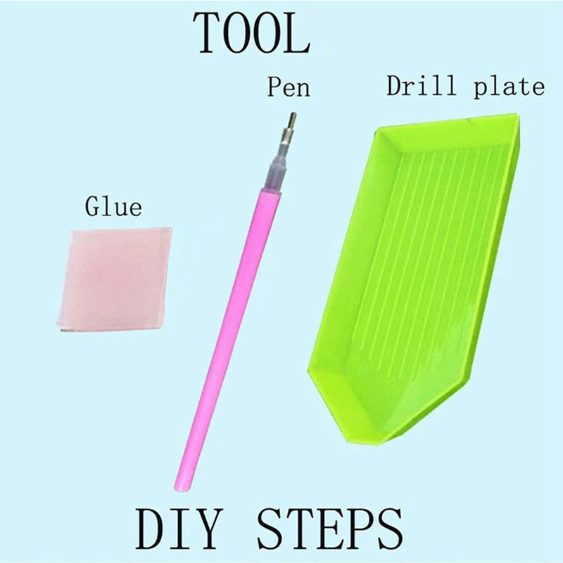 5D поделки алмазов картина розовая роза бабочка круглый бриллиант вышивка