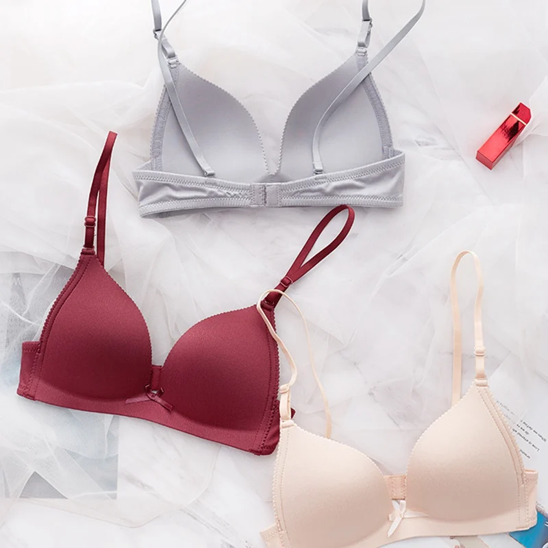 Женский Регулируемый бюстгальтер Braletta однотонный эластичный на бретельках