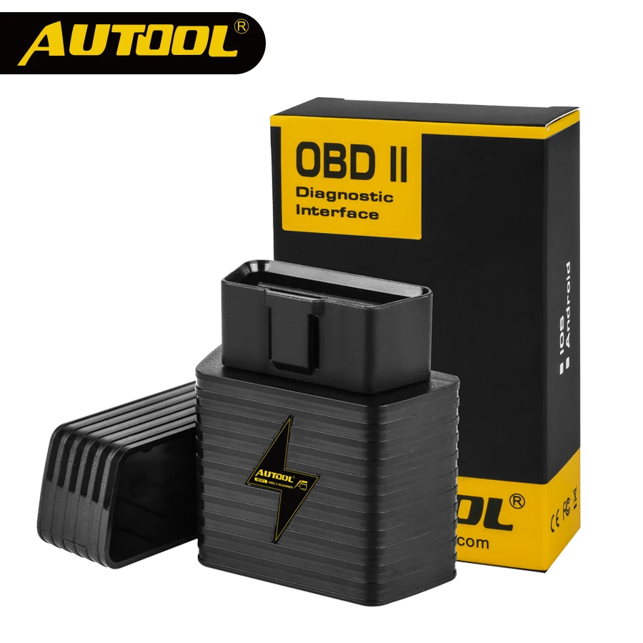 OBD2 II ELM327 V1.5 Bluetooth Автомобильный ELM 327 OBD сканер автоматический считыватель кодов диагностический инструмент Автомобильный многофункциональный AUTOOL A5
