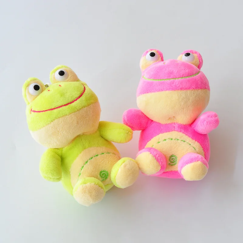 1 шт. эксклюзивная цепочка для ключей 10 см с одним большим глазом в виде лягушки