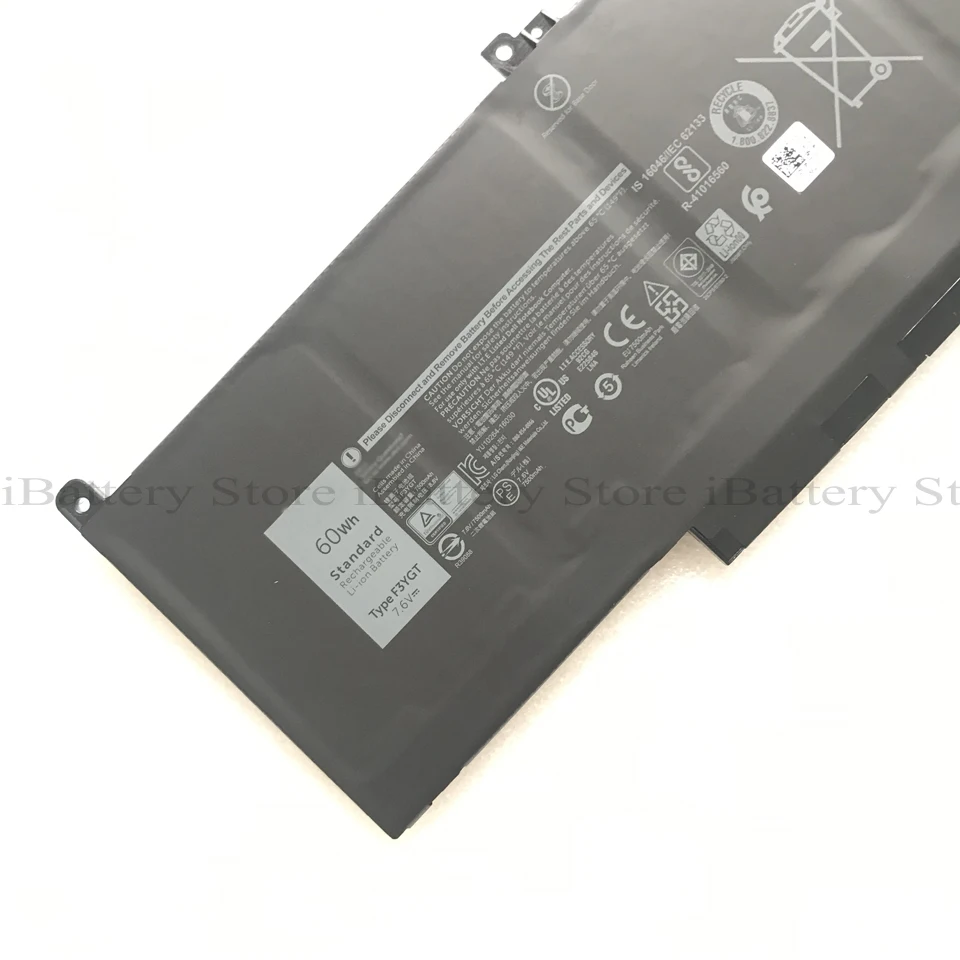 Genuine F3YGT Laptop Battery for Dell Latitude 12 7000 E7280 E7290 E7380 E7390 E7480 E7490 2X39G 7.6V 60WH | Компьютеры и офис