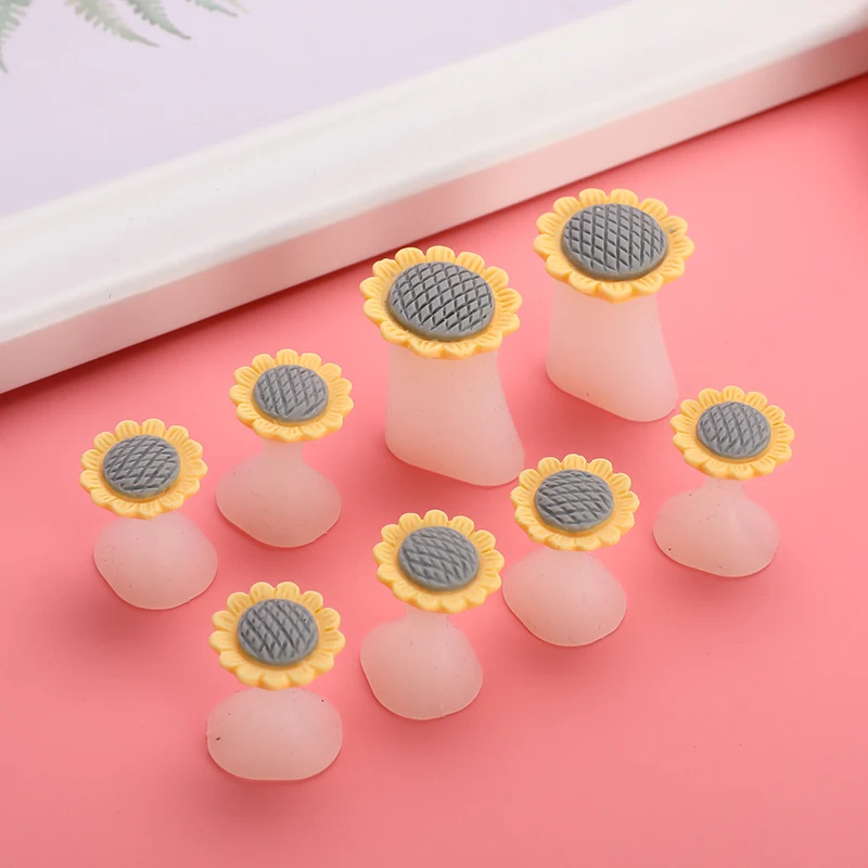 Силиконовые разделители для пальцев ног 8 шт./компл. ромашки цветы подсолнечники