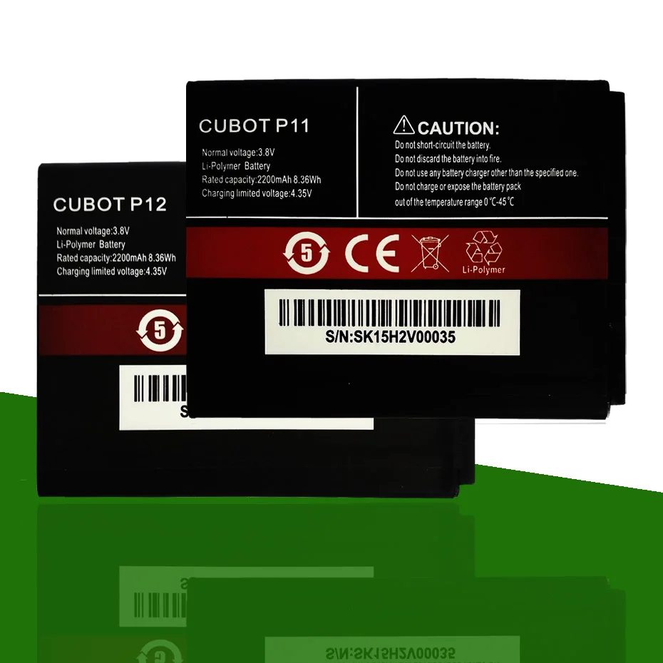 

SALE 2200mAh Cubot P11 P12 Mobile Phone Battery Accumulator AKKU