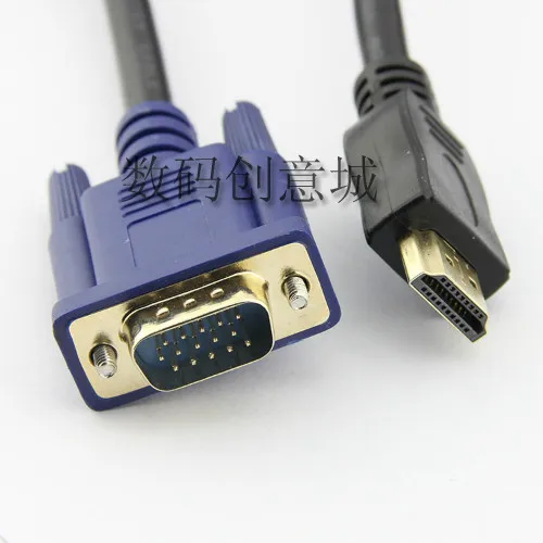 1 5 м HDMI позолоченный папа к VGA 15 pin HD-15 кабель для ПК видео папа-папа передачи |