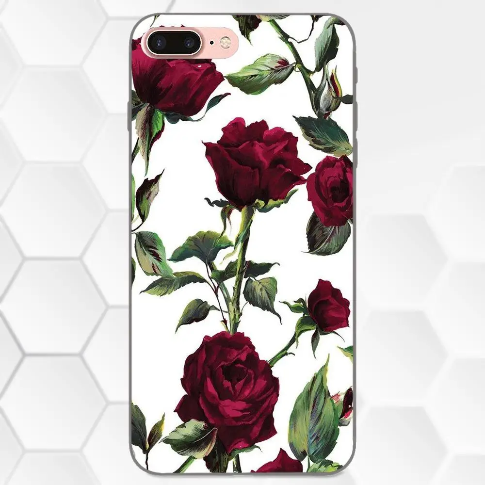 Роскошный защитный чехол сделай сам для телефона красная Цветочная абстрактная