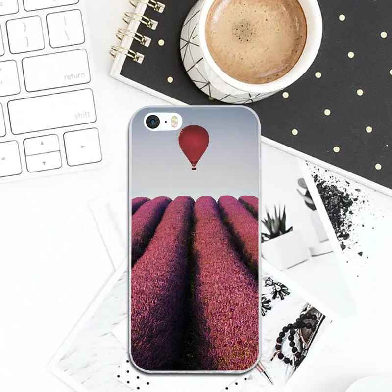 Lavender Flower Purple Lavandula Soft TPU Mobile Phone Accessories Case for iPhone 8 7 6 6S Plus X XR XS Max 10 5 5S SE 5C Shell |