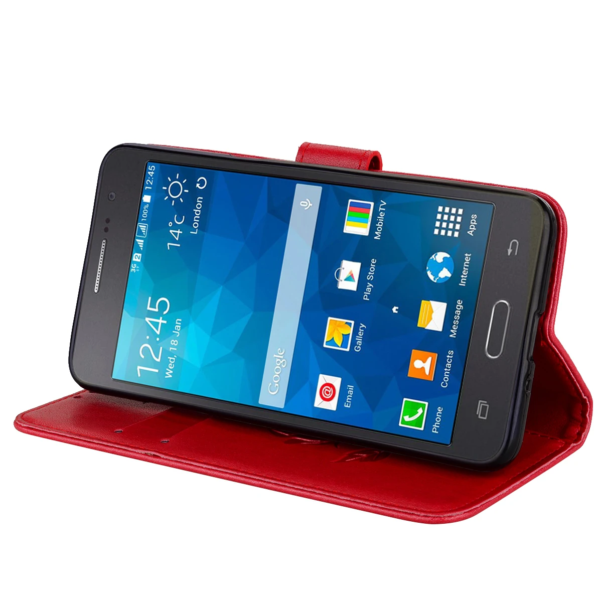 Чехол для телефона samsung Galaxy J2 премьер G530 G532F G532 цветочный дизайн кожаный бумажник откидная крышка Чехлы для Galaxy SM-G530F