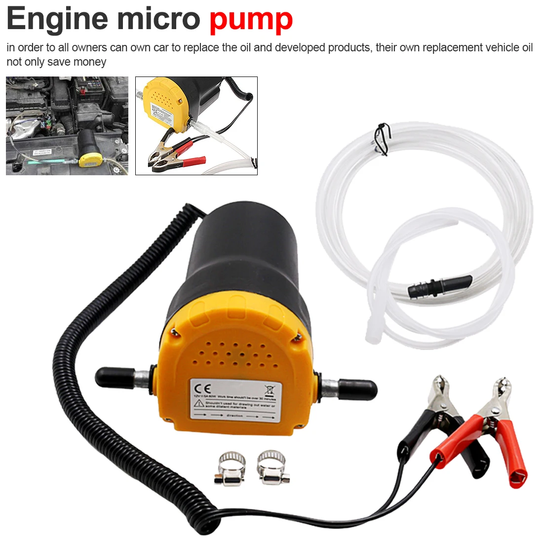 24V12V моторный масляный насос для лодки мотоцикла автомобиля Электрический