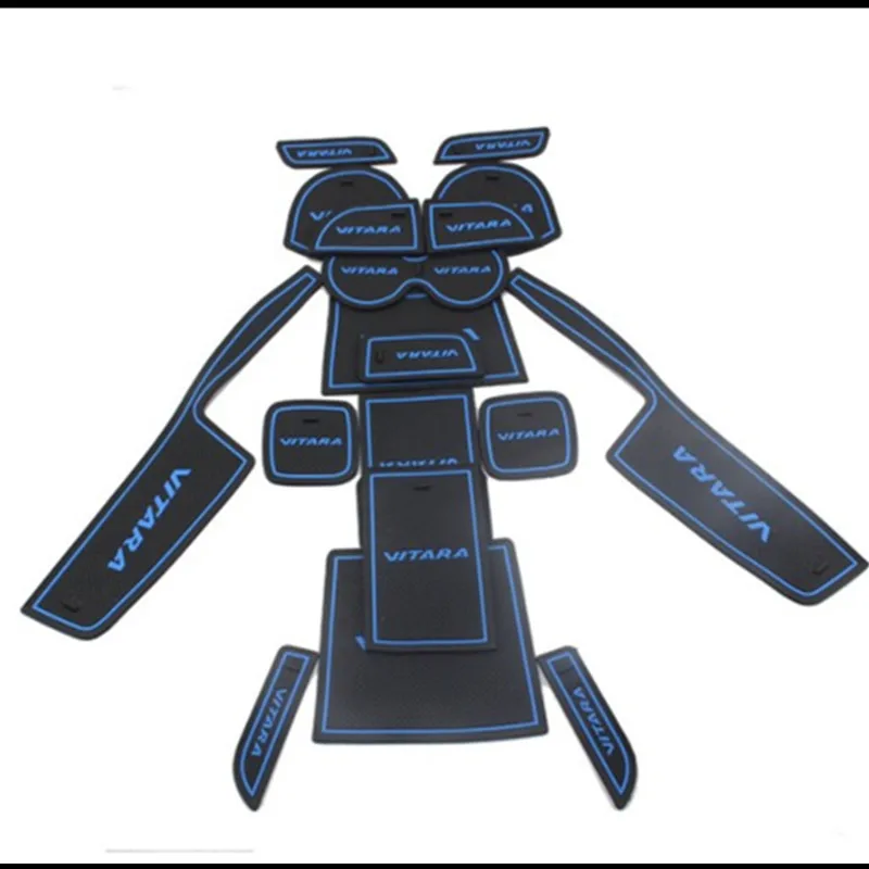 18 шт. латексные автомобильные чехлы для стайлинга нескользящая наклейка коврик