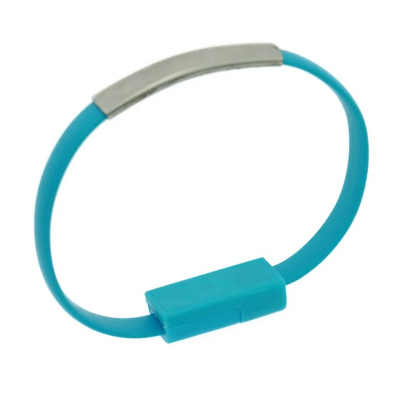 Ремешок на запястье 22 см Usb-кабель для передачи данных переносное зарядное