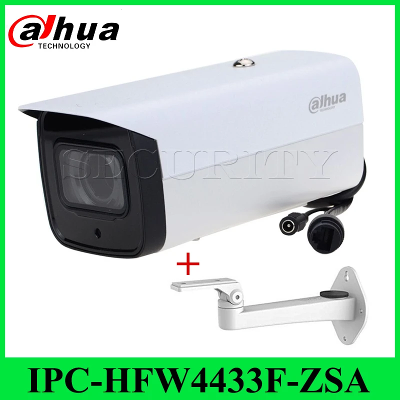 Dahua IPC HFW4433F ZSA с логотипом 4MP POE пуля CCTV камера Моторизованный объектив 2 7 13 5 мм